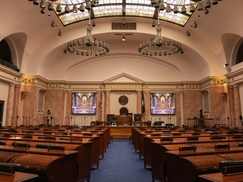 Kentucky capitol house chambers