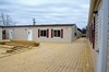 Construction of temporary classroom units was nearly completed in early January.