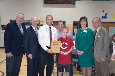 KSBA-SEMP presented the first place award during a ceremony at Southside Elementary School. 