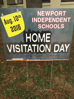 Home visit sign