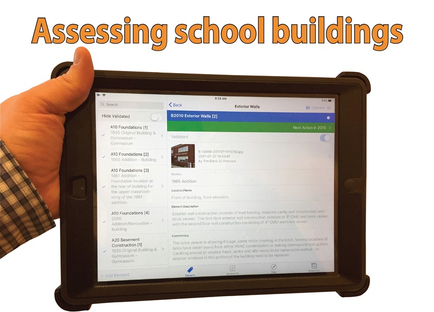 Assessing school buildings headline