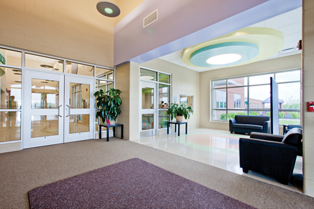 Security vestibule at Pulaski County Schools' Northern Elementary