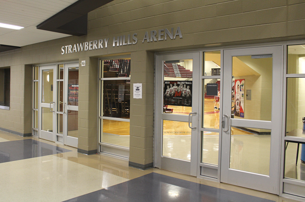 Strawberry Hills Pharmacy purchased the naming rights to McCracken County High School’s gymnasium. The 10-year contract was for $200,000. (Photo courtesy of McCracken County Schools)