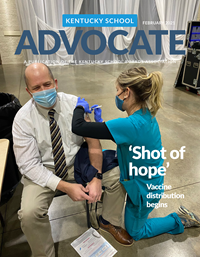 February Advocate cover