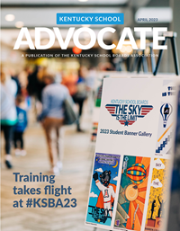 April Advocate cover