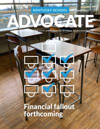 Cover of September 2023 Kentucky School Advocate magazine